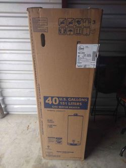 New 40 gal Gas Water Heater (includes installation)