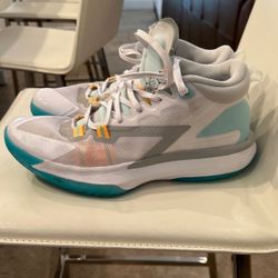 Jordan Zion 1 White Dynamic Turquoise Size 13 Men’s US