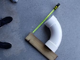 5 6in PVC elbow