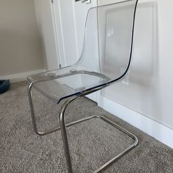 IKEA Clear Chairs 