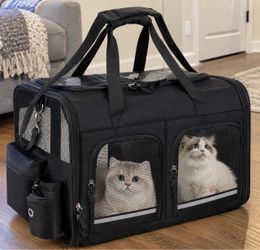 New Carrier for 2 Cats / Double Pet Carrier