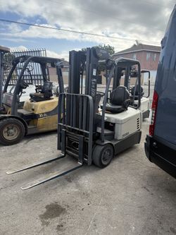 2015 Crown Cascade Sideshifter SC5225-35 Solid Tired Forklift