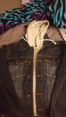 Hoodie Jean Sweater Jacket