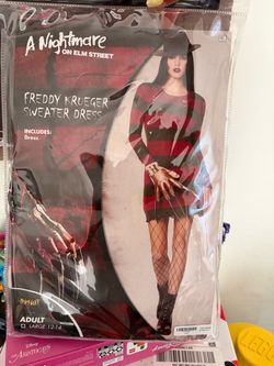 Freddy Krueger Sweater Dress Halloween Costume