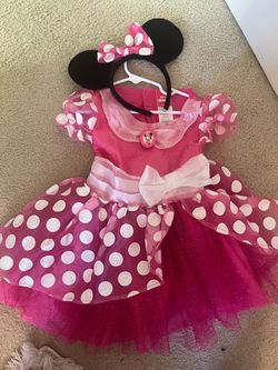3T-4T Pink Minnie Mouse Costume/Dress
