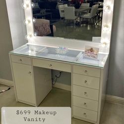Mesa De Maquillage Con Espejo ✨️