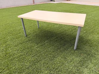 IKEA table with adjustable legs 59”x29”