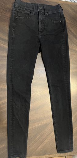 Express Black Denim Skinny High Rise Womens Jeans 