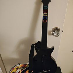 Xbox 360 Wireless Gibson Les Paul Guitar Hero Controller 