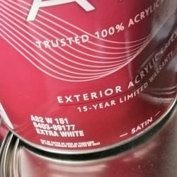 Single Gallons Of Sherwin Williams Exterior A100