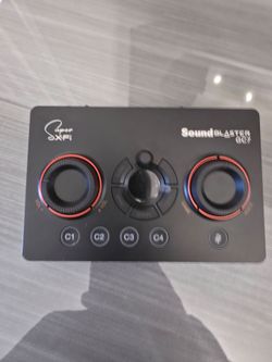 Sound Blaster GC7 Game Streaming USB DAC and Amp with Programmable Buttons and Super X-Fi