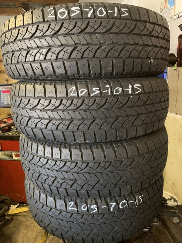 SET OF TIRES 205/70r15 YOKOHAMA for Sale in Albuquerque, NM OfferUp