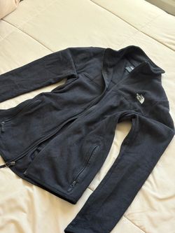 The North Face Black Fleece Zip-Up Jacket
