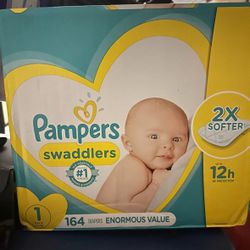 Pampers Swaddlers Sz 1 162 Ct