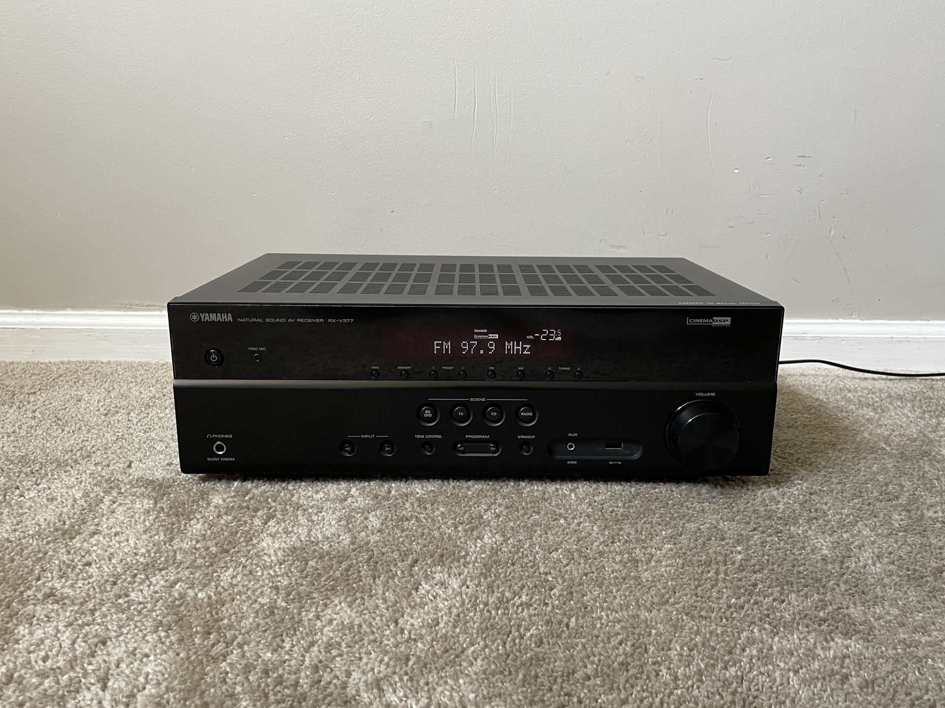 Yamaha RX-V377 5.1 HDMI Home Theater Surround Receiver