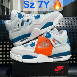 Air Jordan 4 Military Blue New DS 7Y