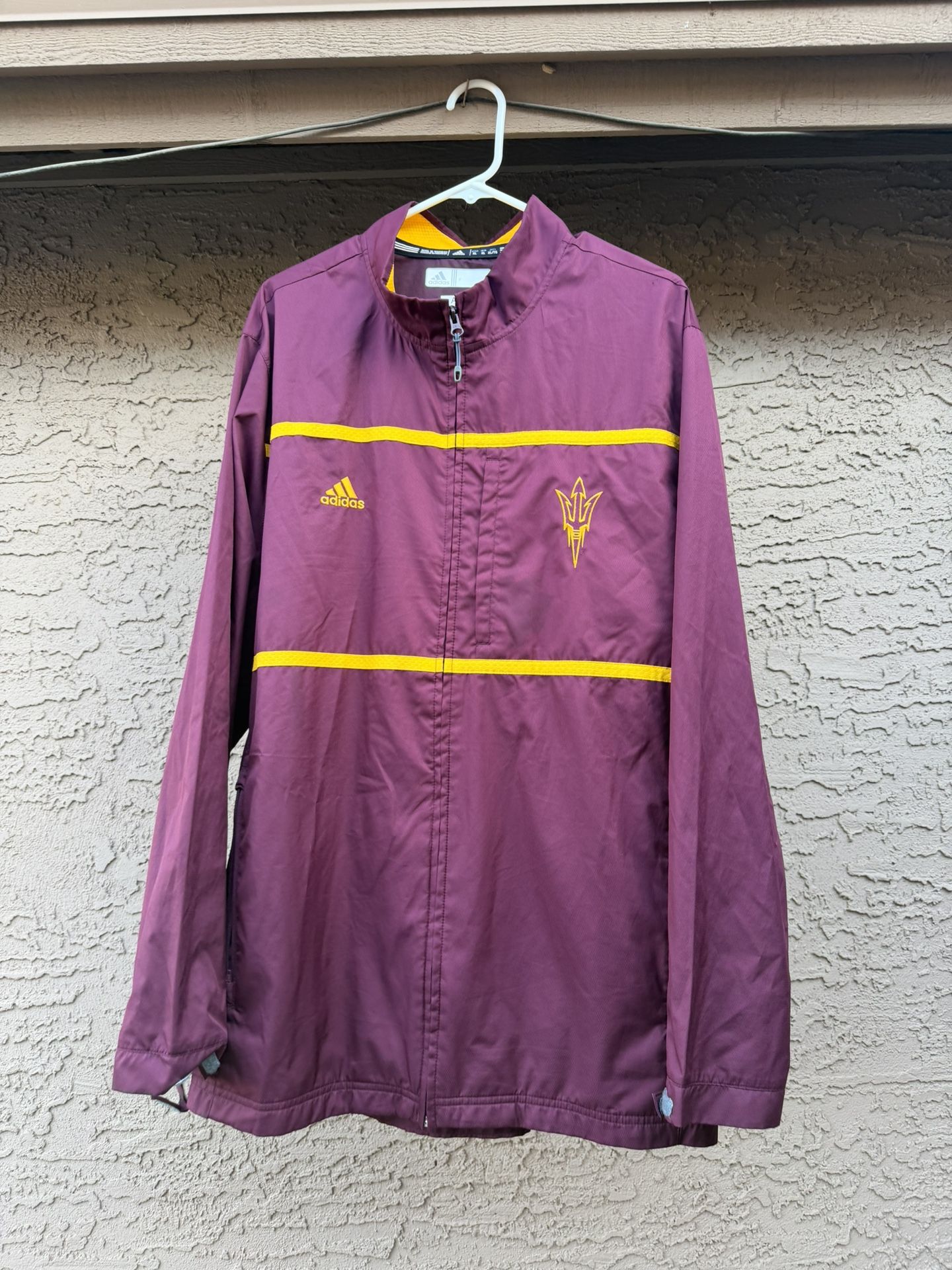 ASU Adidas Windbreaker