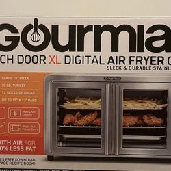Gourmia XL French door 45 Quart Digital Countertop Oven with Air Fry and Temperature Probe 