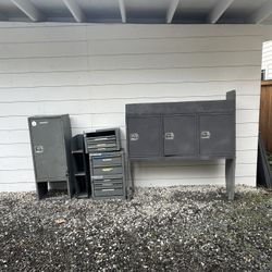 Heavy Duty Van Or Trailer Tool Shelving With Drawers 