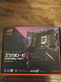 NEW ASUS ROG Strix Z590-E Gaming WiFi Motherboard – LGA1200 DDR4