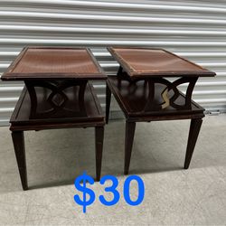 Pair Of Vintage End Tables