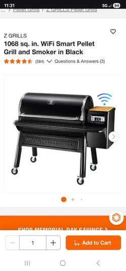 ZGrill Unused 1068 sq in. WiFi
