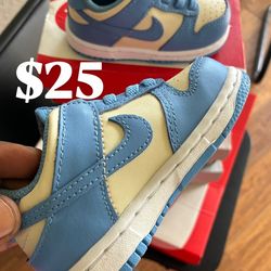 Baby sky blue Nike shoes for babies $25