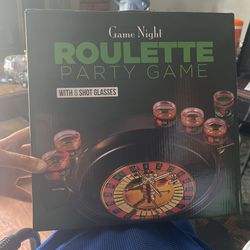 Game night roulette, party game