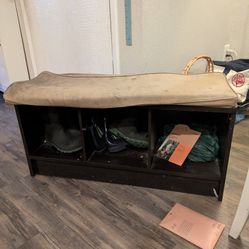 Entry Bench For Shoe Storage