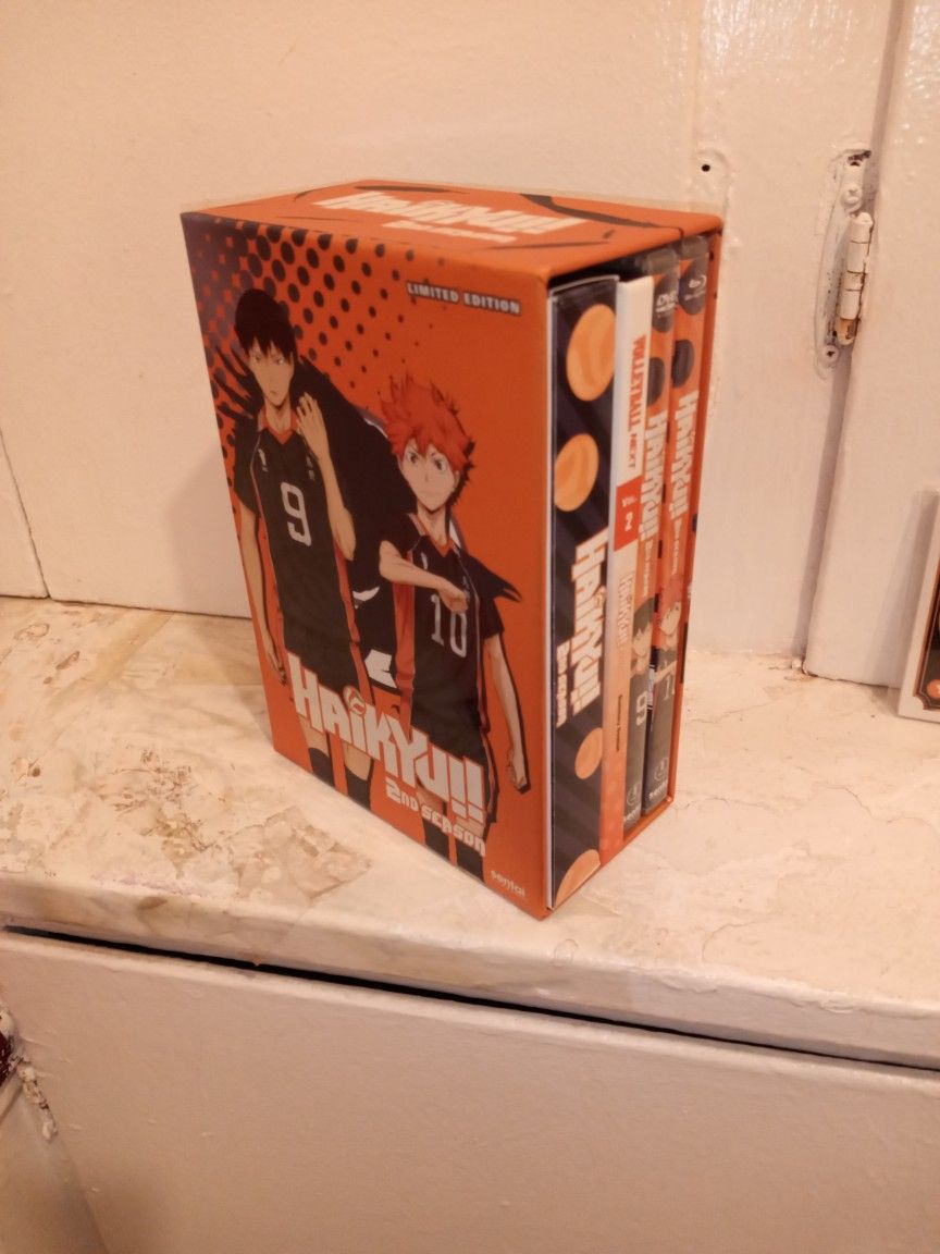 Haikyu Haikyuu Complete Season 2 Limited Premium Blu-ray DVD Box Set Anime