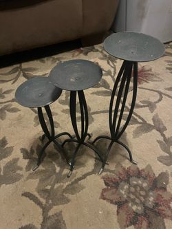 3 piece candle holder set #2