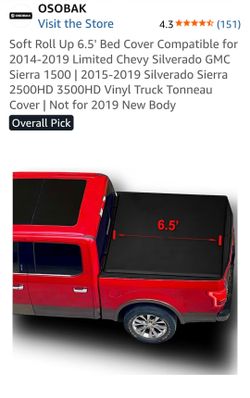 New Silverado 6'5" Tonneau Cover