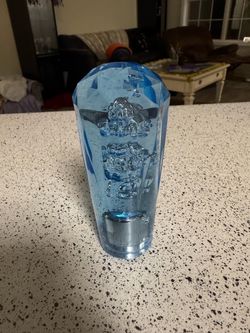 HK5 Universal Manual Shift Knob JDM 150mm MT Transparent Diamond Crystal Bubble