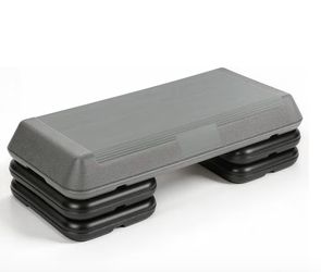 Exercise Aerobic Stepper Platform 28.5" Adjustable Aerobic Step with 4 Risers, Fitness and Workout