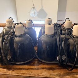 Zoo Med Small Combo Deep Dome Lamp Fixture lot