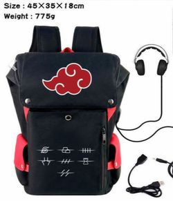 Akatsuki Naruto Mini Backpack - Naruto Shippuden