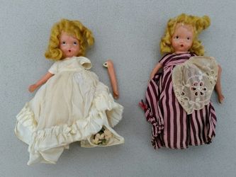 Two vintage Nancy Ann Storybook Dolls