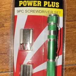 Power Plus Screwdriver Set  Made In China  New