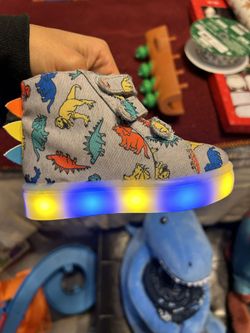 Light Up Dinosaur Shoes