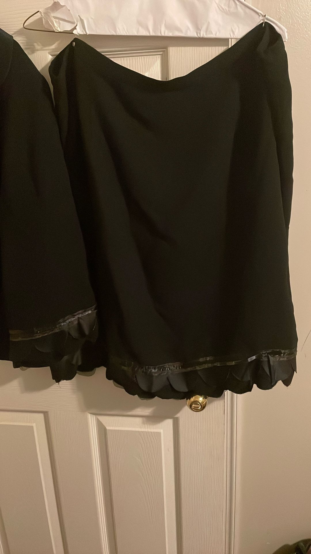 Black 2 Piece Skirt Plus Size Suit