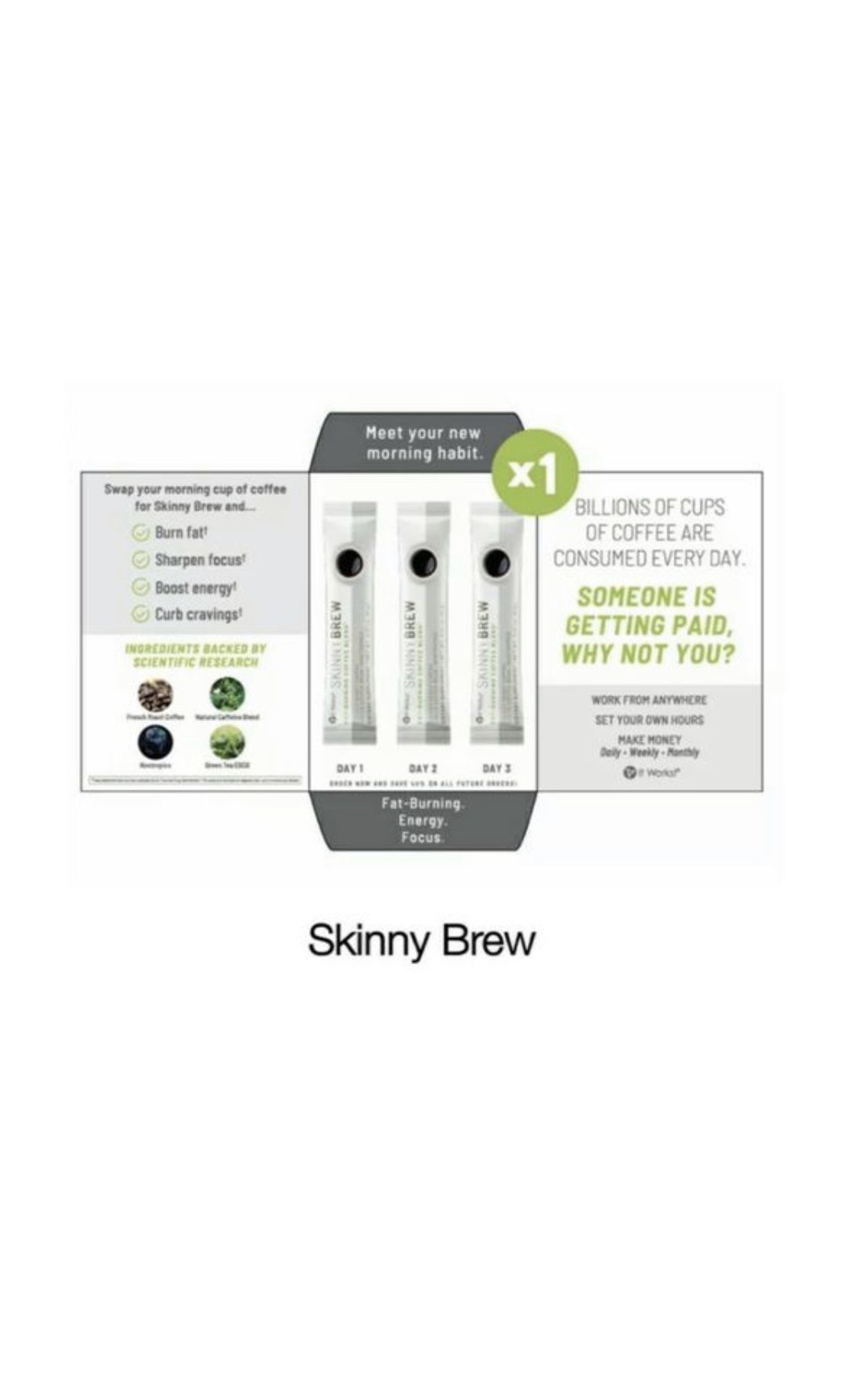 ItWorks! Skinny Brew Coffee Samples
