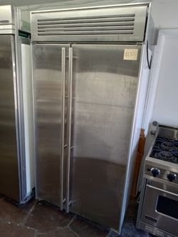 42 " JADE   built in refrigerator  side by side stainless steel
