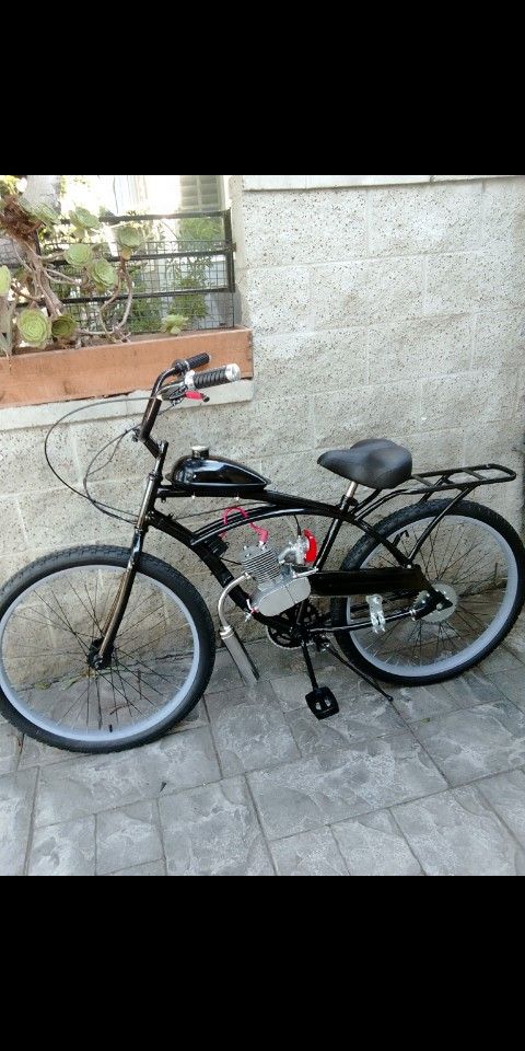 New 2 Stroke Motorized Bike 100cc.