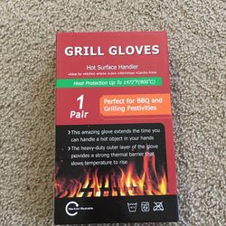 BBQ Gloves, Oven Gloves 1472℉ Extreme Heat Resistant, Grilling Gloves Silicone Non-Slip Oven Mitts