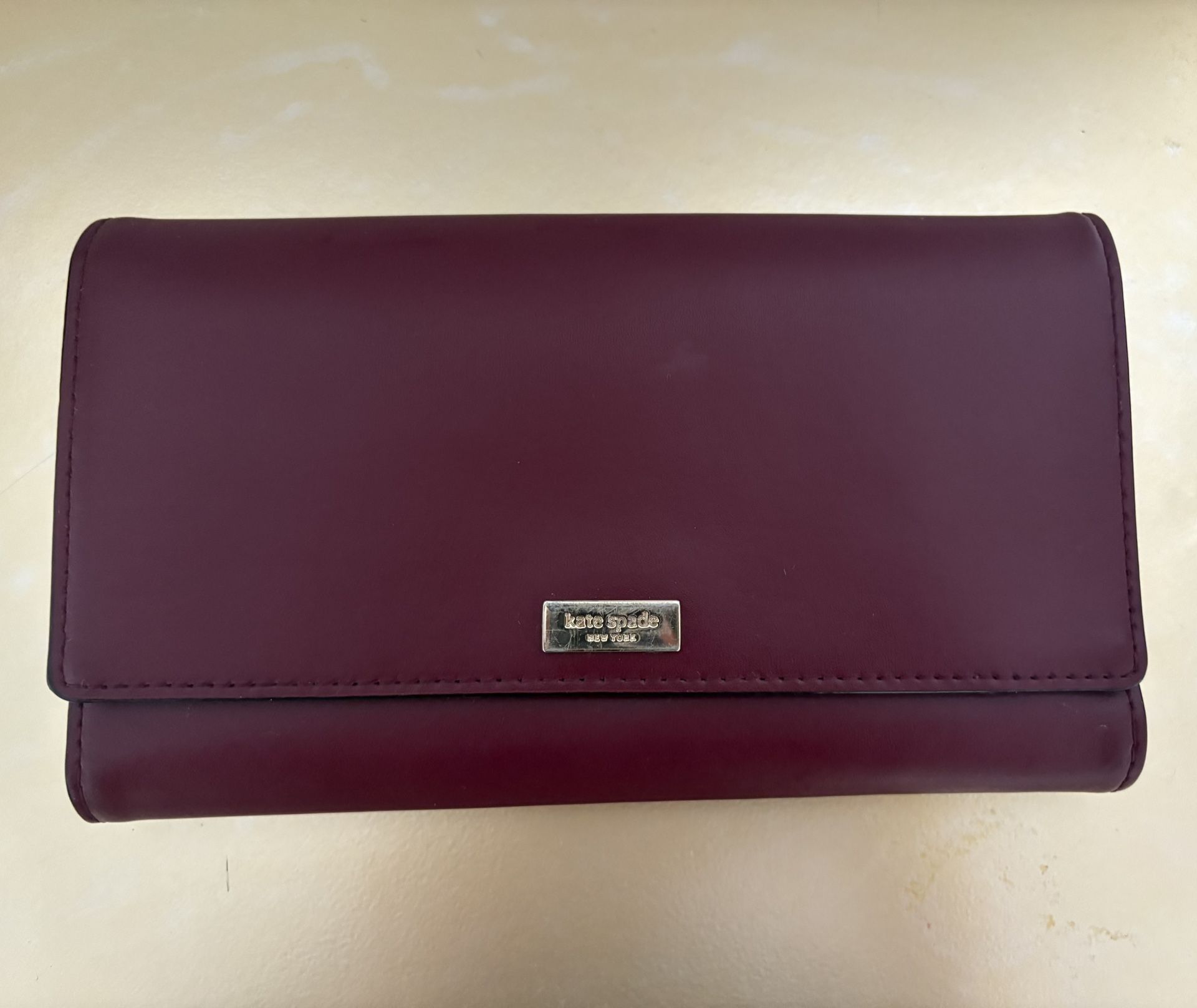 Kate Spade Burgundy Wallet