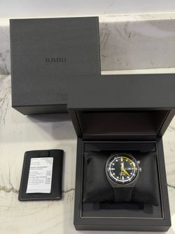 Rado Captain Cook R(contact info removed)6 MKiii Titanium Black Automatic Men’s Watch W/ Box