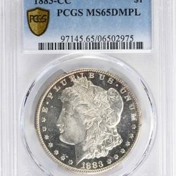 1883-CC Morgan Silver Dollar MS65DMPL PCGS
