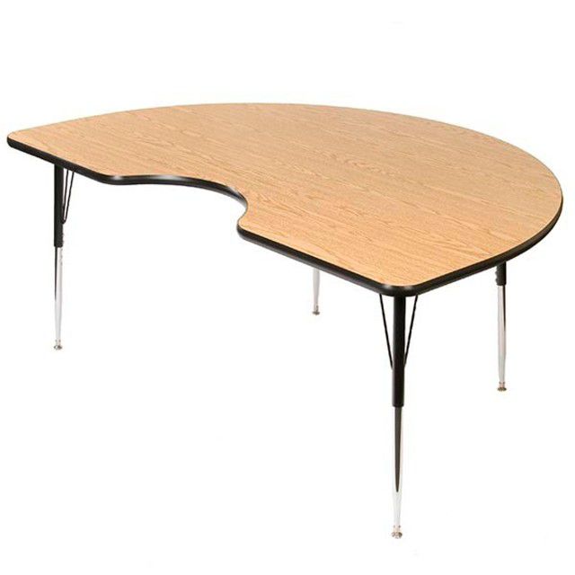 Wood Kidney Table