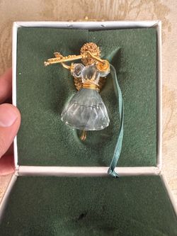 1998 Swarovski Annual Christmas Angel Ornament Crystal Memories