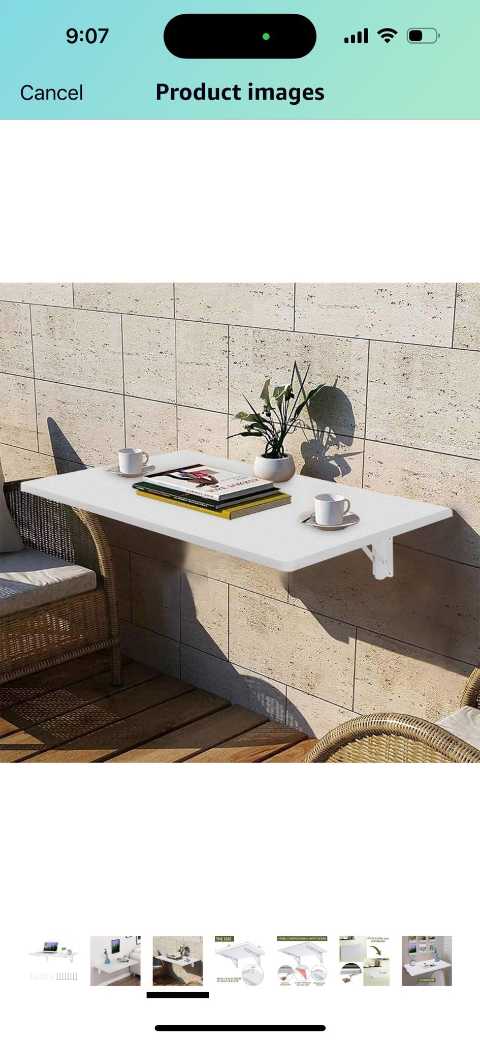 Wall Mounted Floating Folding Desk